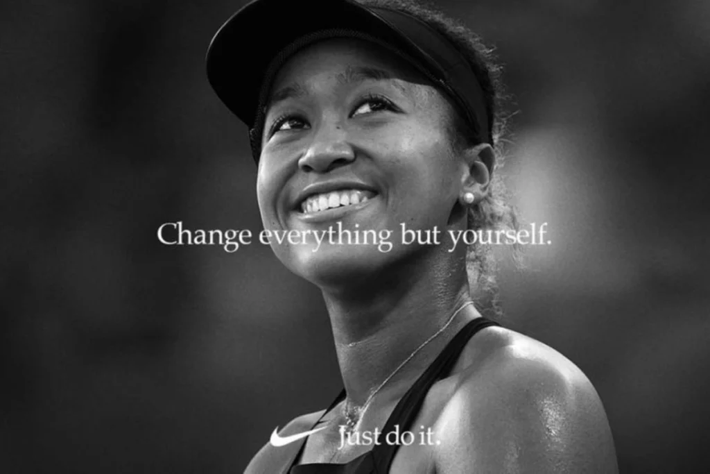 Naomi Osaka - Nike target market ad campaign