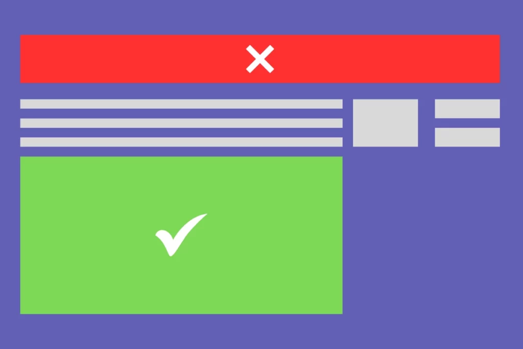 diagram highlighting the best areas to get link placements vs the worst